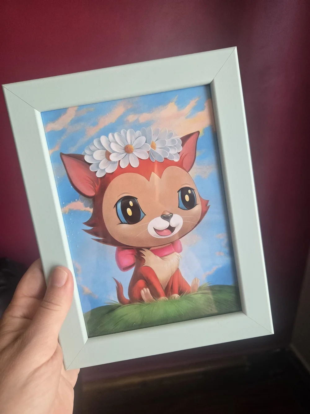 Pink and Mint Framed Wall Art Set - Disney Dinna, Figaro And Cleo, Alice & Orang